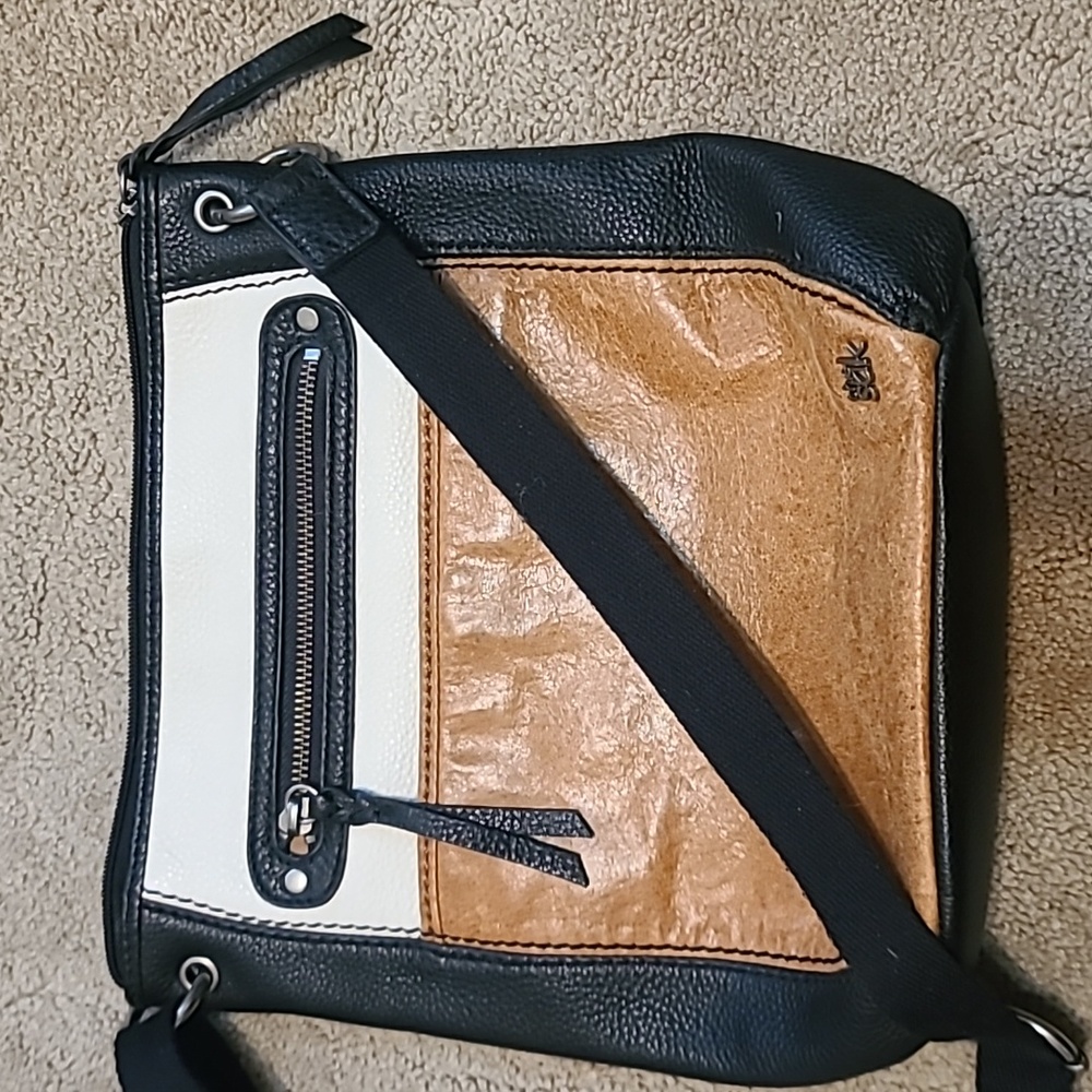 The Sak Laurel Color Block Leather Crossbody